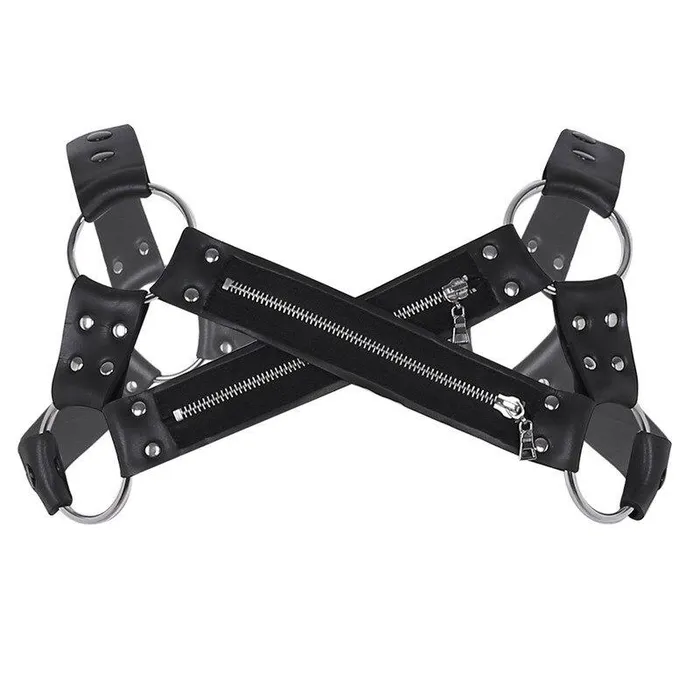 Faux Leather Body Harness for Men Bondage Shoulder Body Chest Muscle Harness EVEs SECRETS Female Sex Toys