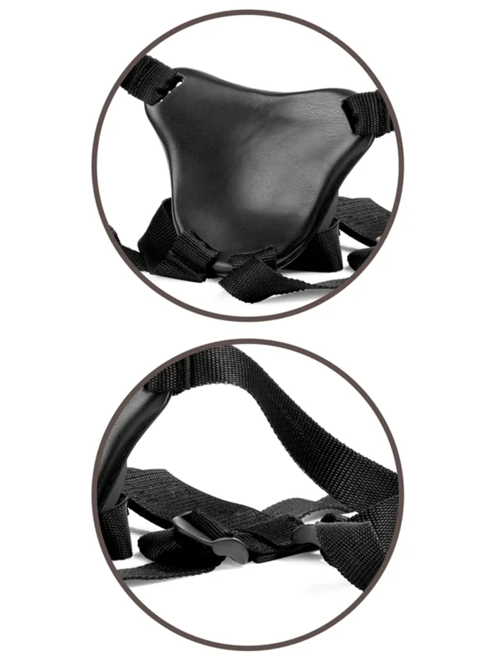 Pipedream Female Sex Toys King Cock Elite Comfy Body Dock StrapOn Harness