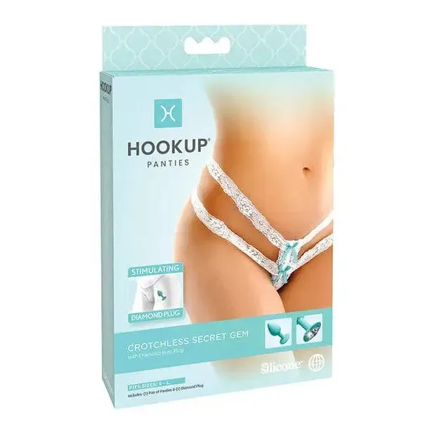 Female Sex Toys Hookup Panties Hookup Panties Crotchless Secret Gem