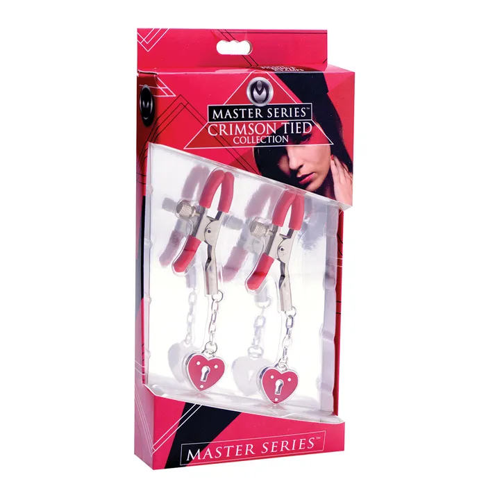Heart Padlock Nipple Clamps XR Brand Female Sex Toys