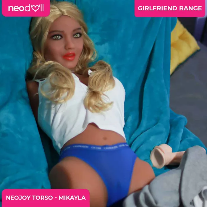 Neodoll Male Sex Toys Neojoy Easy Torso With Girlfriend Mikayla Head Realistic Sex Doll Torso With Head Connector Tan 17kg