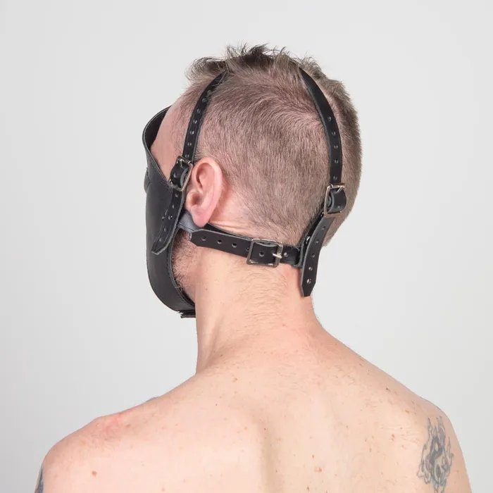 Restraints Fetters Leather Face Cover No Eyes