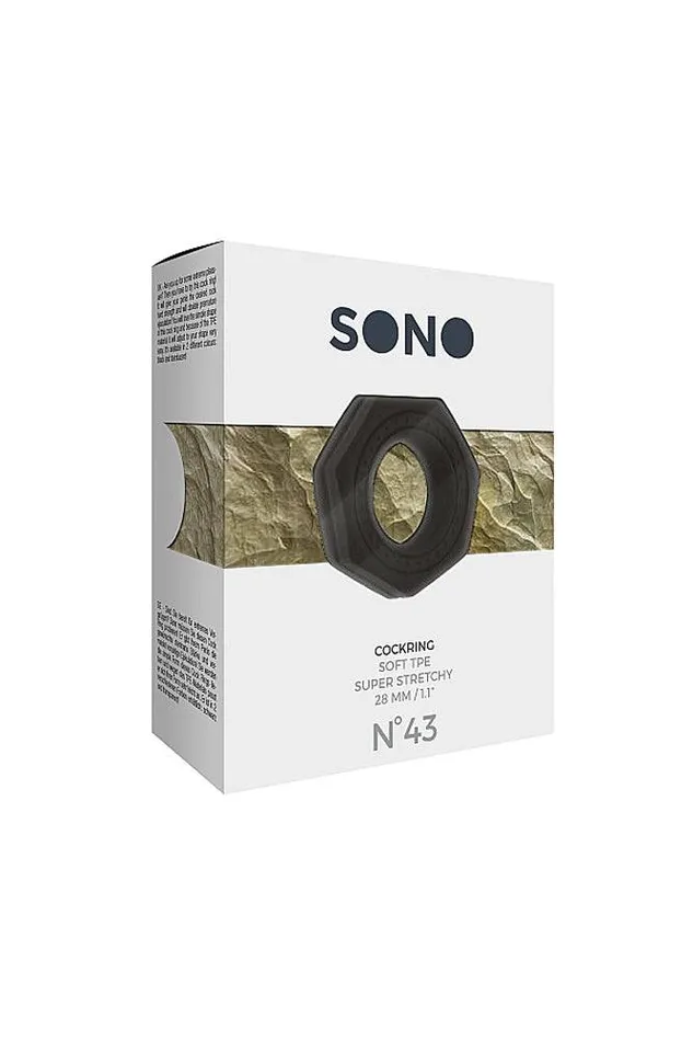 Shots Toys Vibrators Shots Toys Sono No43 Cockring Black