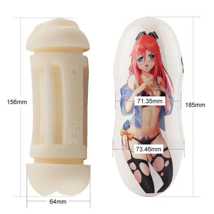 Javtoys Snail Double Onahole Oral Vagina Male Sex Toys