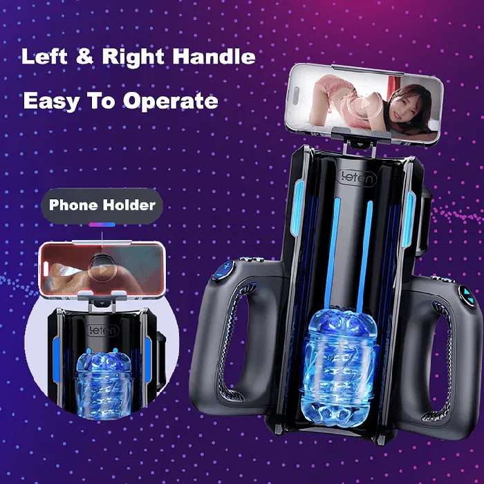 Male Sex Toys propinkup Leten Rocket Launcher Masturbator Male Masturbation Machine With Phone Holder