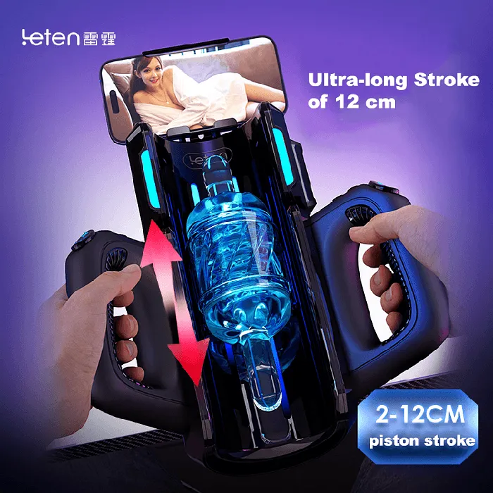 Male Sex Toys propinkup Leten Rocket Launcher Masturbator Male Masturbation Machine With Phone Holder