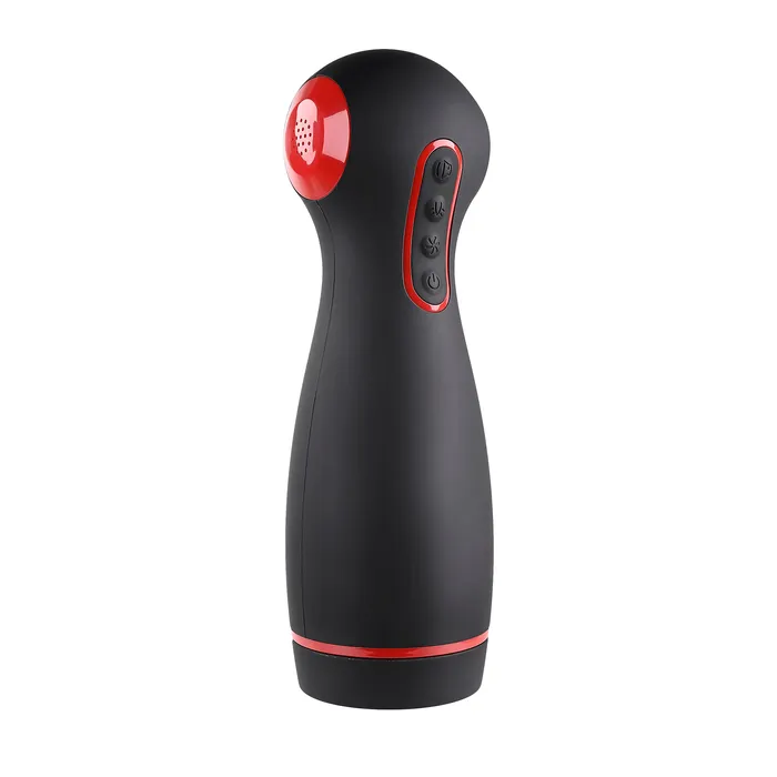 Male Sex Toys Zero Tolerance Zero Tolerance Tight Squeeze Rechargeable Stroker Masturbator Black