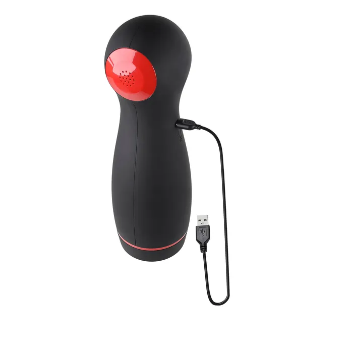 Male Sex Toys Zero Tolerance Zero Tolerance Tight Squeeze Rechargeable Stroker Masturbator Black