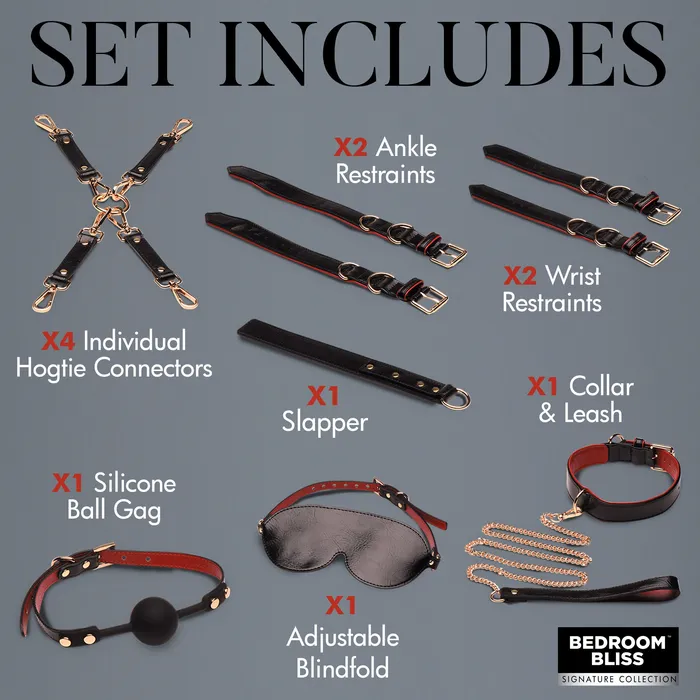 Lovers Deluxe Bondage Set Bedroom Bliss Couples
