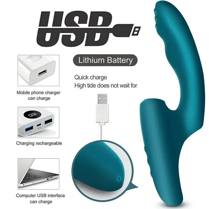 Inyarose Couples GSpot Heated Vibrating Female Sex Toy