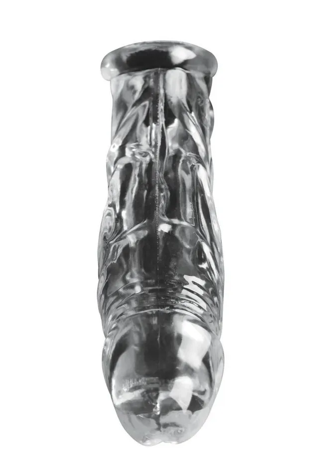 Male Sex Toys Size Matters Size Matters Realistic Clear Penis Enhancer and Ball Stretcher