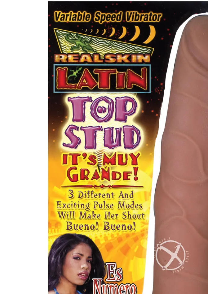 Vibrators Real Skin Latin Top Stud Vibrator Real Skin