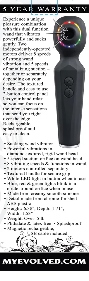 Anal Rainbow Sucker Black Evolved Novelties Anal Rainbow Sucker Black Evolved Novelties