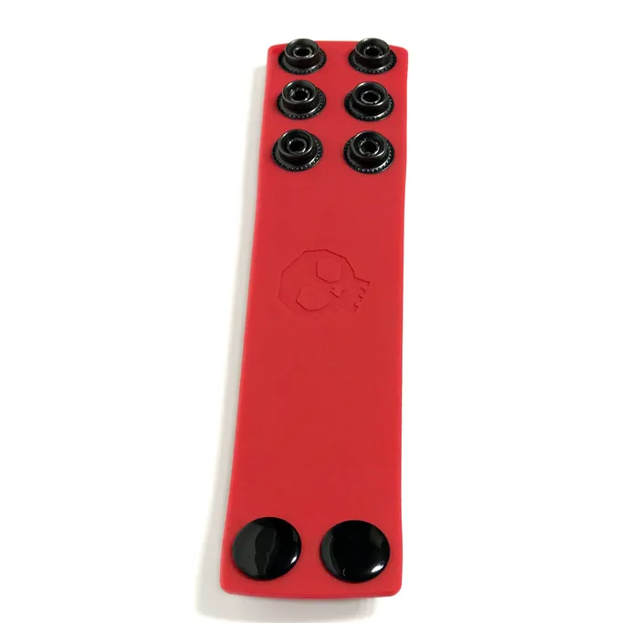 Anal Rascal Boneyard Boneyard Silicone Ball Strap 4cm Stretcher Red