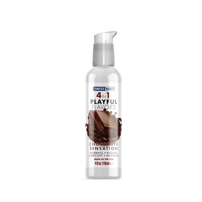 Female Sex Toys Swiss Navy 4in1 Playful Flavors Chocolate Sensation 4 Fl Oz MD Science Lab Female Sex Toys Swiss Navy 4in1 Playful Flavors Chocolate Sensation 4 Fl Oz MD Science Lab