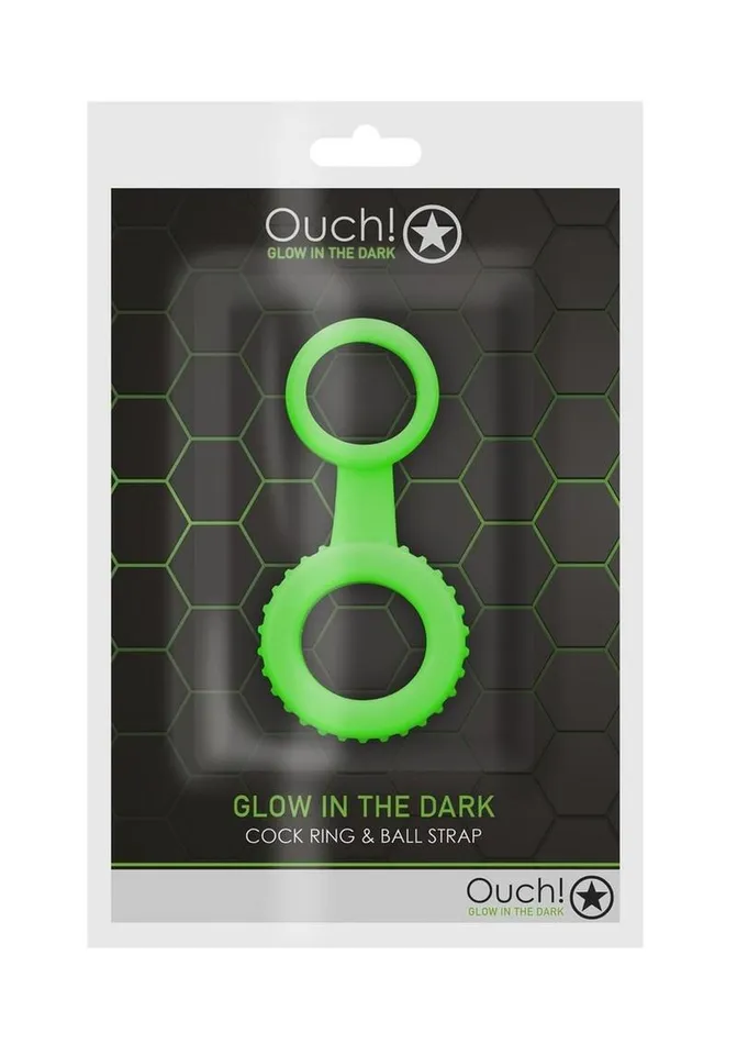 Ouch Cock Ring and Ball Strap Silicone Ouch Male Sex Toys Ouch Cock Ring and Ball Strap Silicone Ouch Male Sex Toys