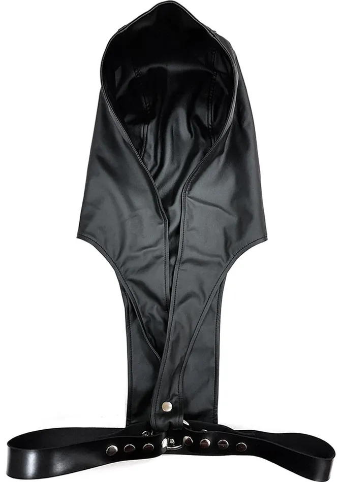 Rouge Rouge Leather Adjustable Harness Hoodie Female Sex Toys